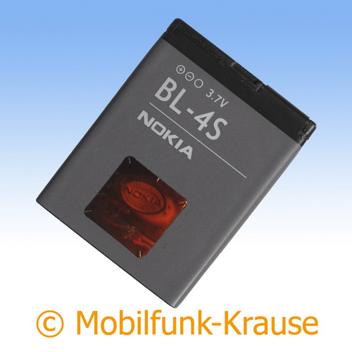Original Akku für Nokia 3600 Slide 860mAh Li-Ionen (BL-4S)
