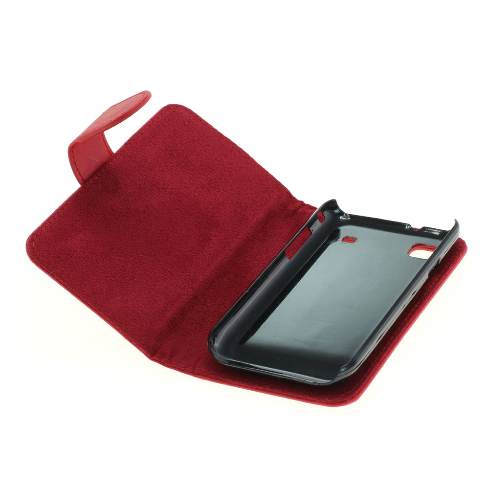 Book Case für Samsung GT-I9000 / I9000 (Rot)