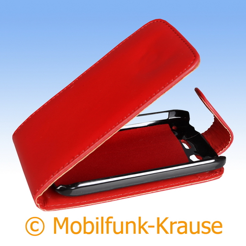 Flip Case für HTC Desire S (Rot)