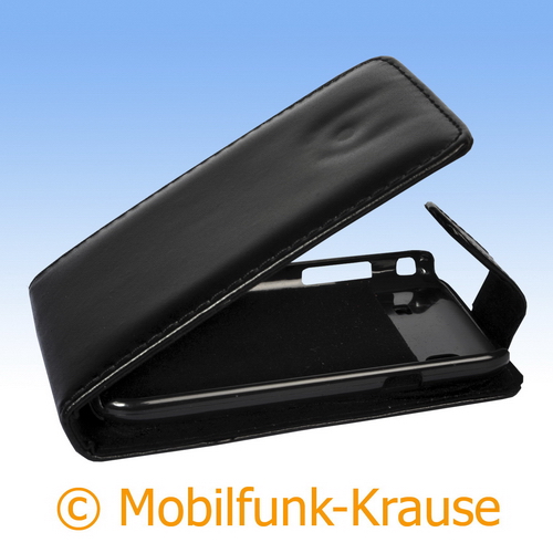 Flip Case für Samsung GT-I9003 / I9003 (Schwarz)