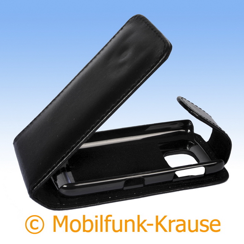 Flip Case für Nokia Asha 311 (Schwarz)