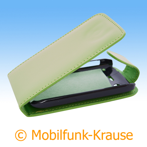 Flip Case für HTC Desire S (Grün)