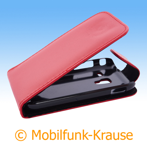 Flip Case für Samsung GT-S7500 / S7500 (Rot)