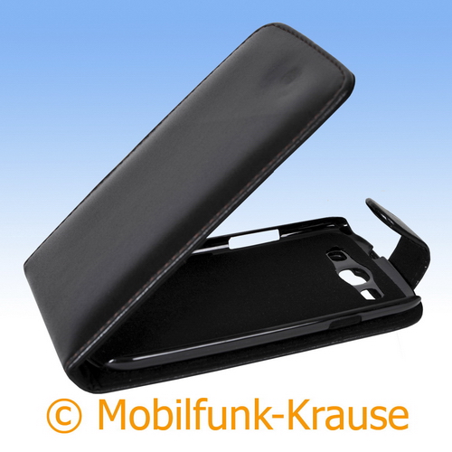 Flip Case für Samsung GT-I9300 / I9300 (Schwarz)