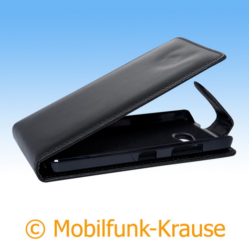 Flip Case für Microsoft Lumia 550 (Schwarz)