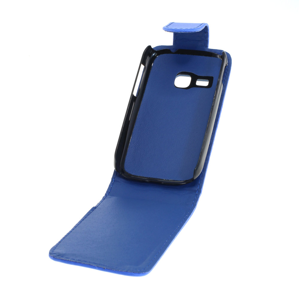 Flip Case für Samsung GT-S6312 / S6312 (Blau)