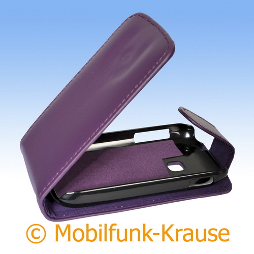 Flip Case für Samsung GT-S6312 / S6312 (Violett)