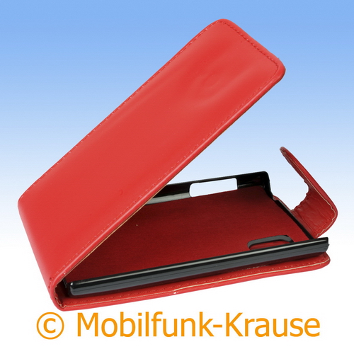 Flip Case für LG E610 Optimus L5 (Rot)