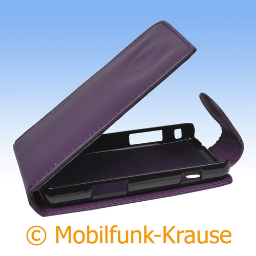 Flip Case für Samsung GT-S5260 / S5260 (Violett)