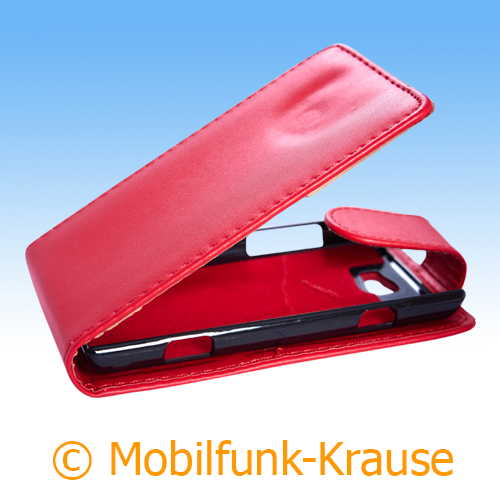 Flip Case für Samsung GT-I8350 / I8350 (Rot)