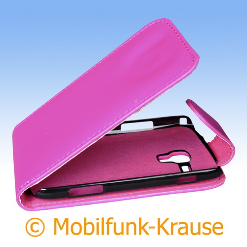 Flip Case für Samsung GT-S7562 / S7562 (Pink)