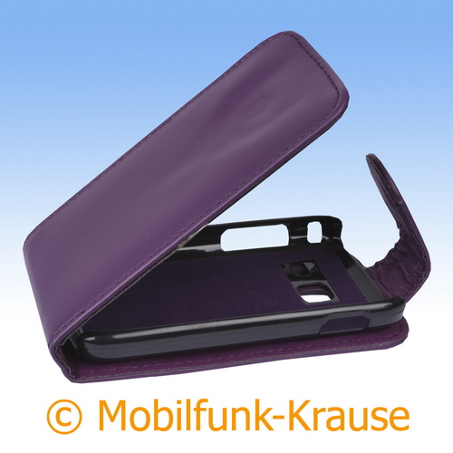 Flip Case für Samsung GT-S6102B / S6102B (Violett)