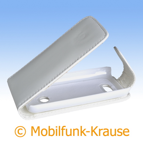 Flip Case für Nokia 208 (Weiß)