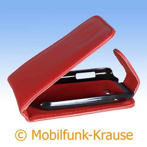 Flip Case für Samsung Rex 70 Duos (Rot)