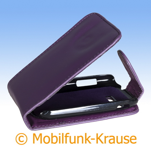Flip Case für Samsung GT-S3800W / S3800W (Violett)