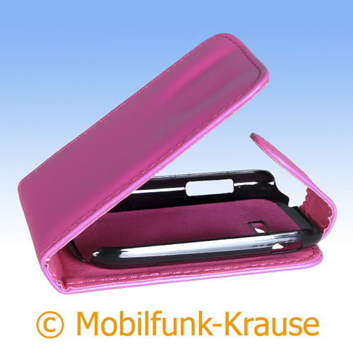 Flip Case für Samsung GT-S3802 / S3802 (Pink)