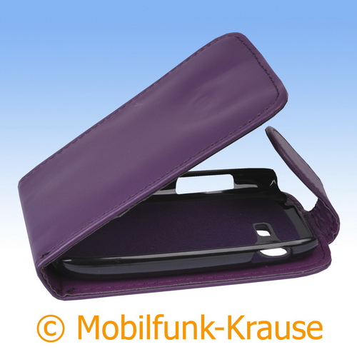 Flip Case für Samsung GT-S5312 / S5312 (Violett)