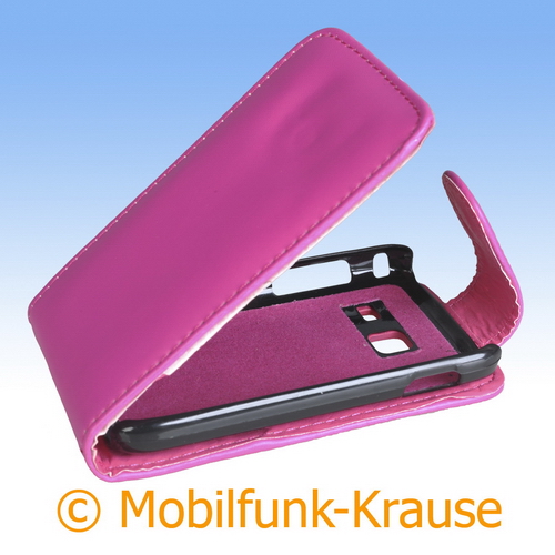 Flip Case für Samsung GT-S6102B / S6102B (Pink)