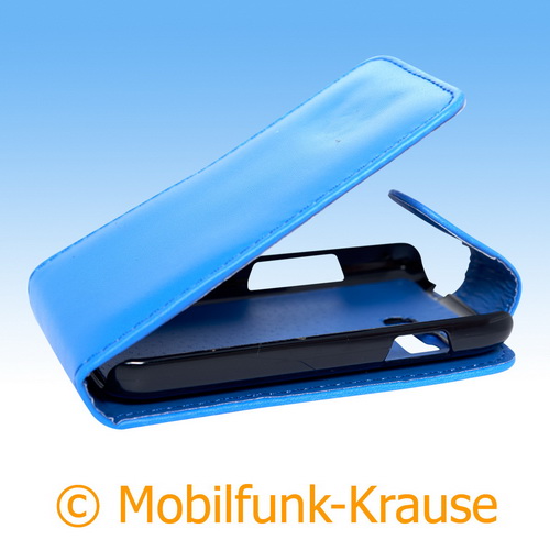 Flip Case für Samsung Galaxy Young 2 (Blau)