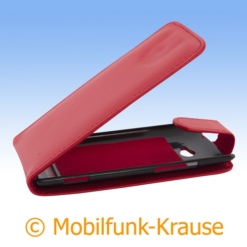 Flip Case für HTC Windows Phone 8X (Rot)